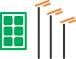 option of centralize Solar Lighting Solutions Benefit - Option of centralized type or independent type lighting systems