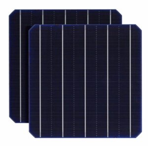 Solar cell busbar and cell fingers