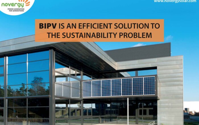 BIPV is an efficient solution to the sustainability problem