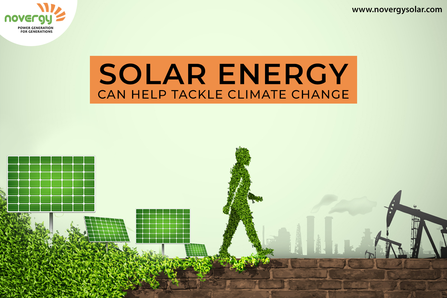 Solar energy can help tackle climate change