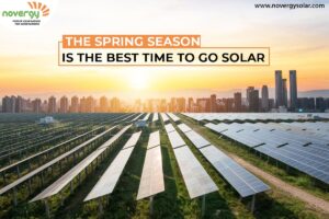 The spring season is the best time to go solar