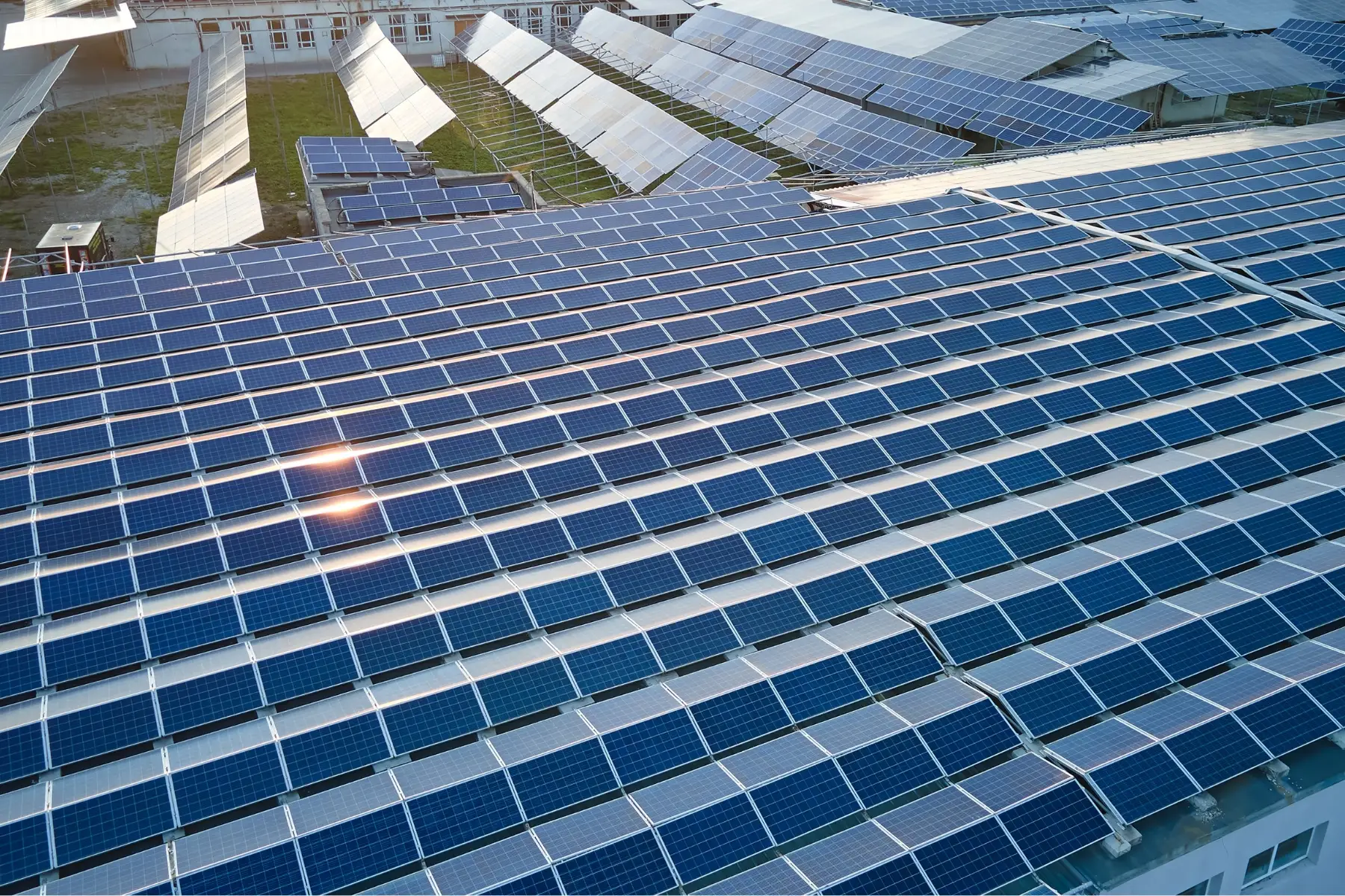 rooftop solar field