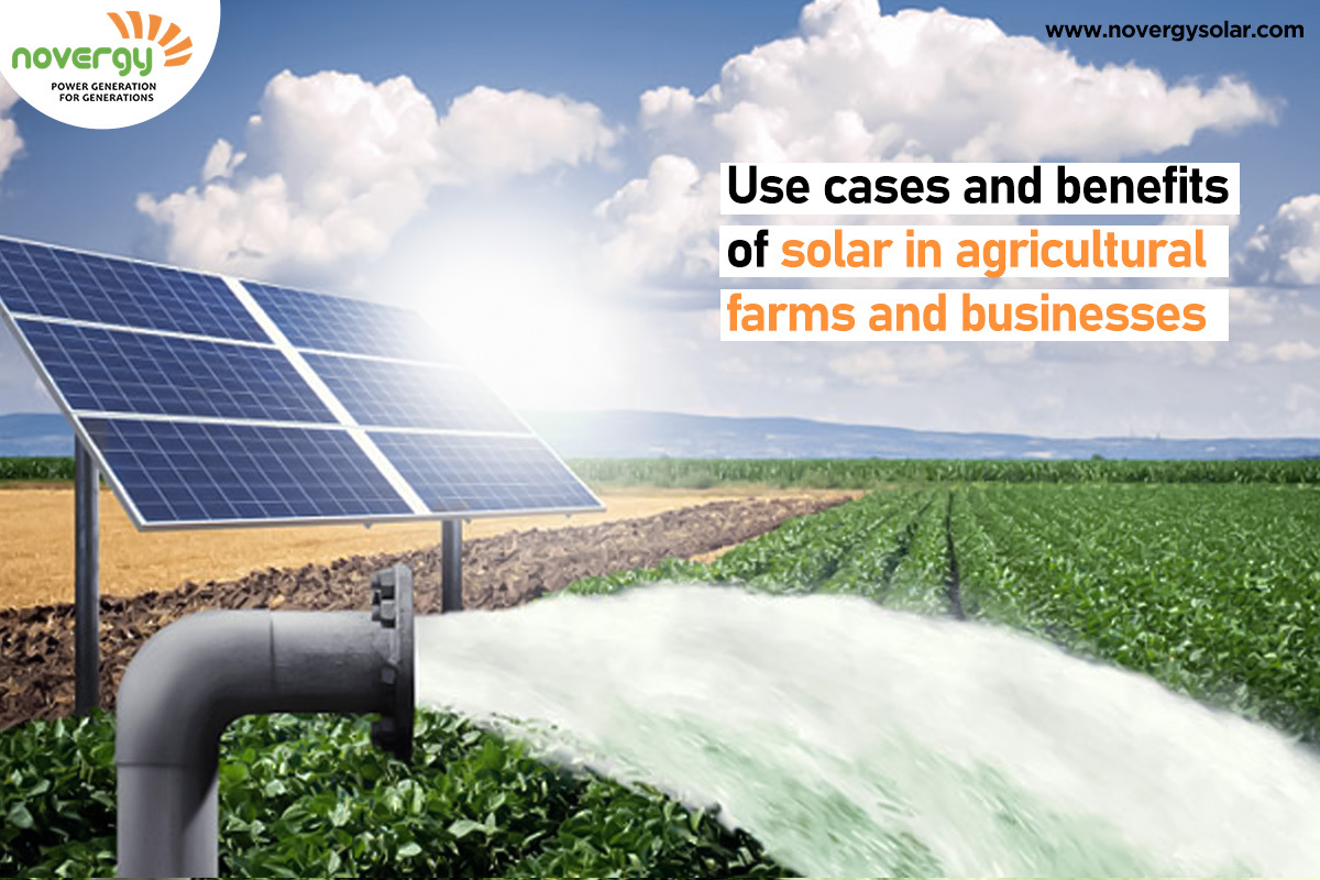 Use cases and benefits of solar in agricultural farms and businesses