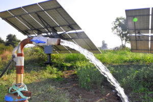 Boosts water security with solar water pumps