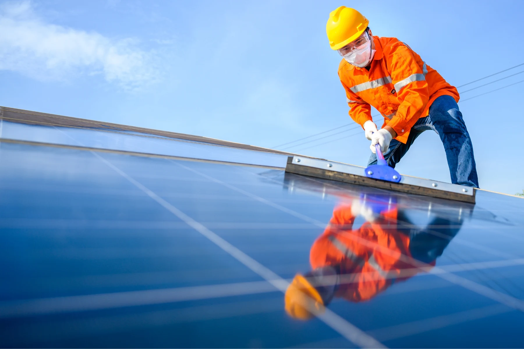 regular maintenance of the panels