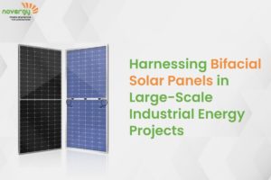 Bifacial solar panel