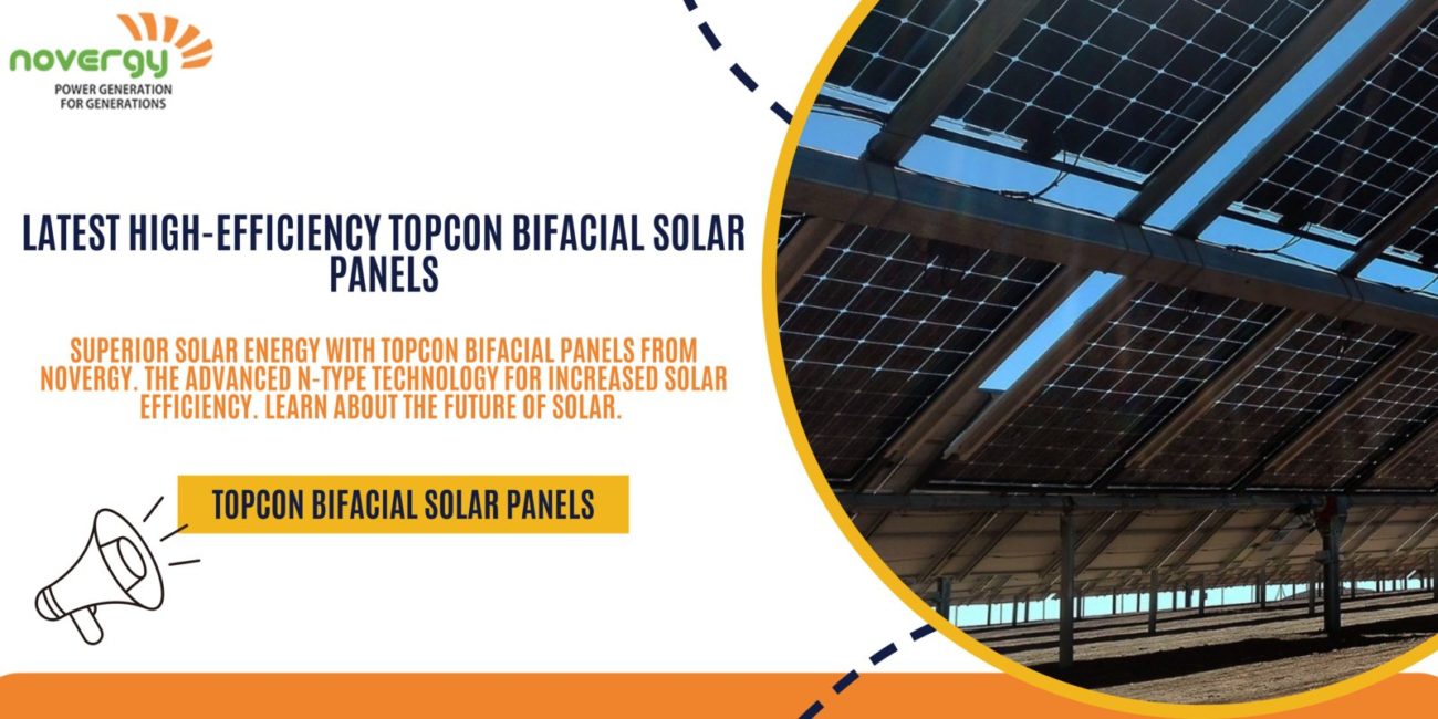 Latest high-efficiency TOPCON Bifacial Solar Panels