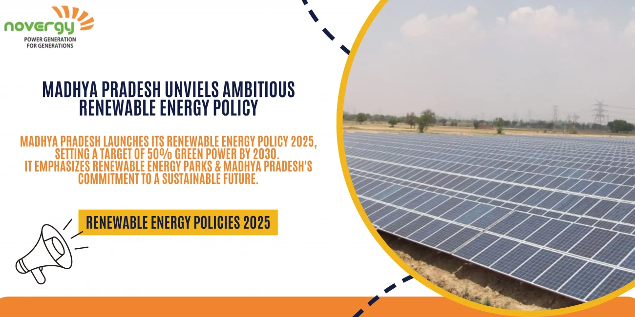 Madhya Pradesh unveils ambitious renewable energy policy