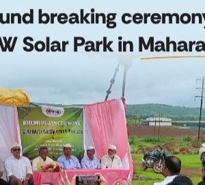 Ground Breaking ceremony of 40 MW Solar Park in Mharashtra