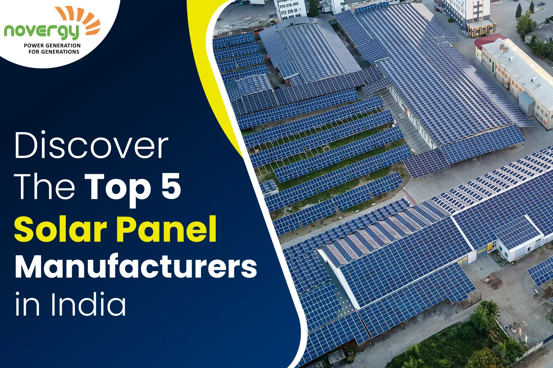 Top 5 solar panel manufacturer in India