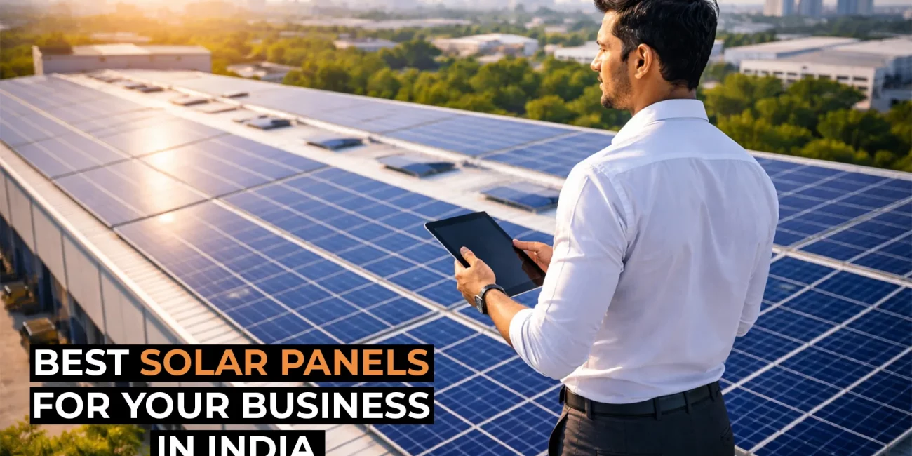Best solar panels for your business in india