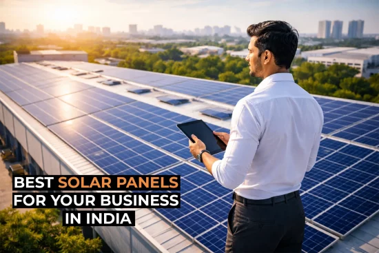 Best solar panels for your business in india