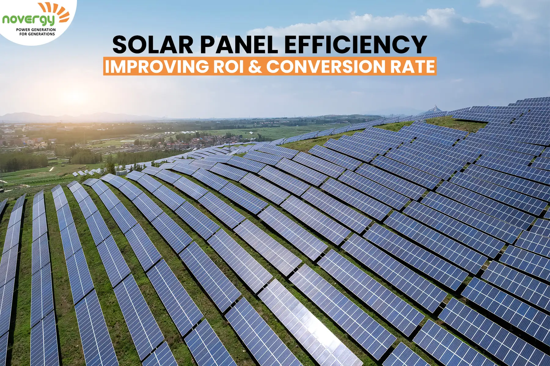 Solar panel efficiency improving ROI & conversion rate
