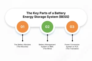 key parts of a battery energy storage system